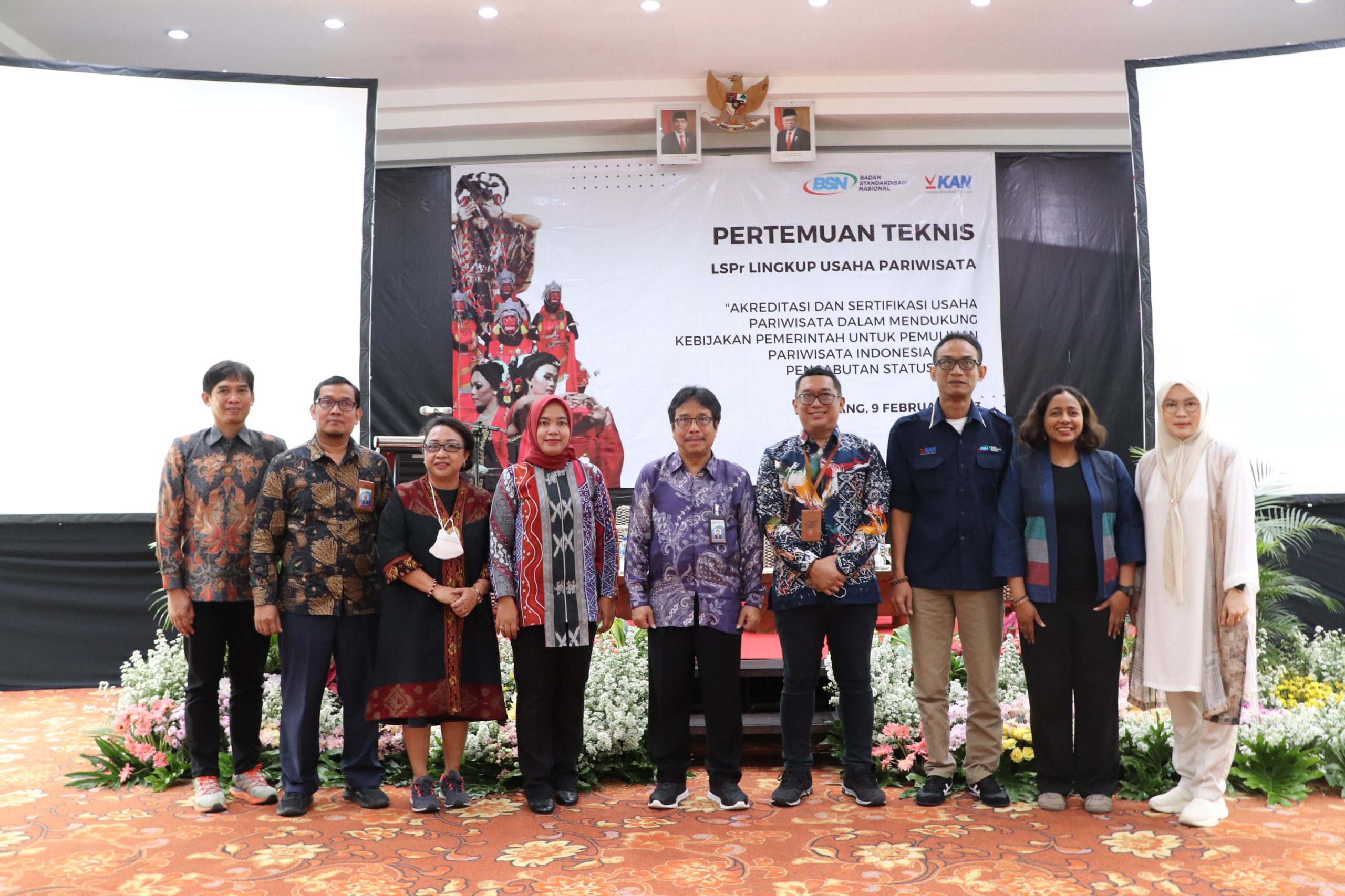 LS BMWI - LSBMWI Menghadiri Pertemuan Teknis LSPr Lingkup Usaha Pariwisata yang dilaksanakan oleh Komite Akreditasi Nasional (KAN).