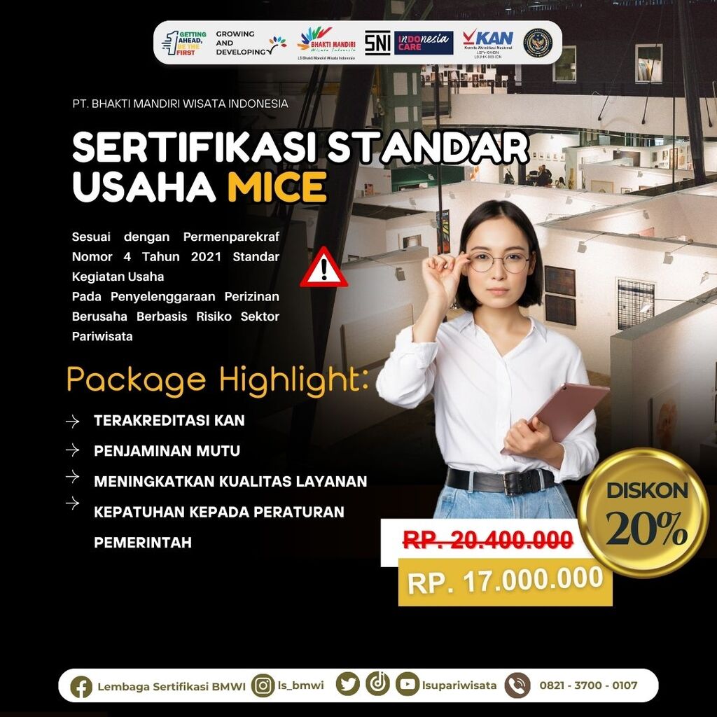 Sertifikasi Standar Usaha MICE