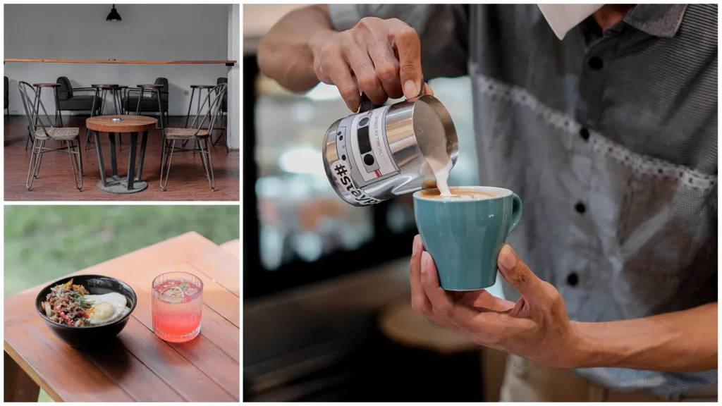 cafe instagramable di Jogja dengan interior minimalis di Simetri Coffee