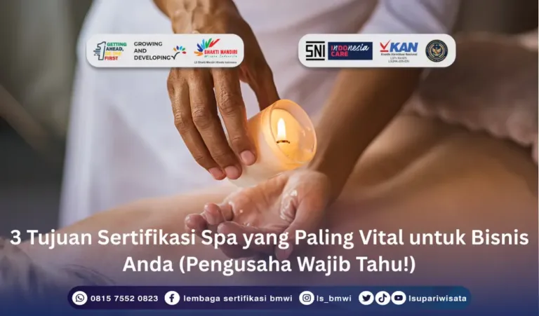 Tujuan Sertifikasi Spa