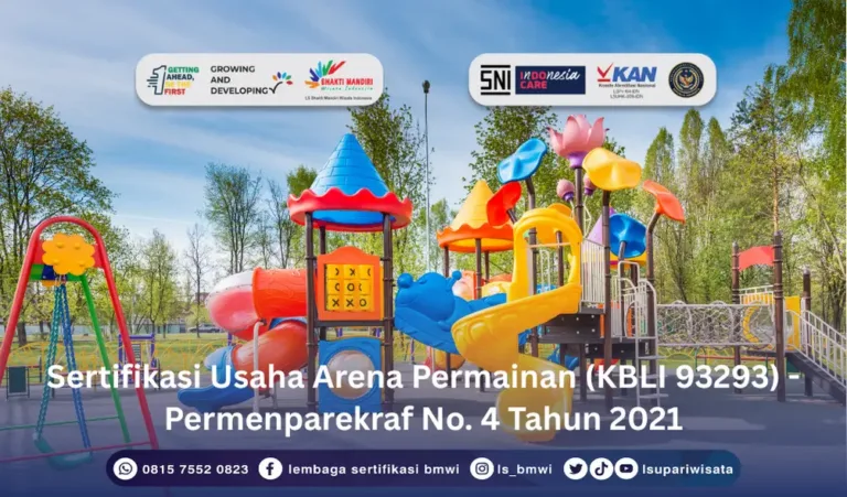 Sertifikasi Usaha Arena Permainan
