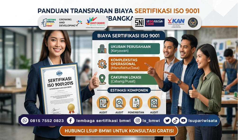 biaya sertifikasi iso 9001