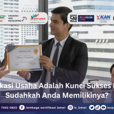 Sertifikasi Usaha Adalah