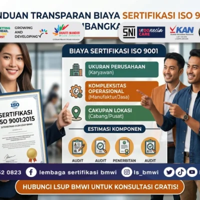 biaya sertifikasi iso 9001