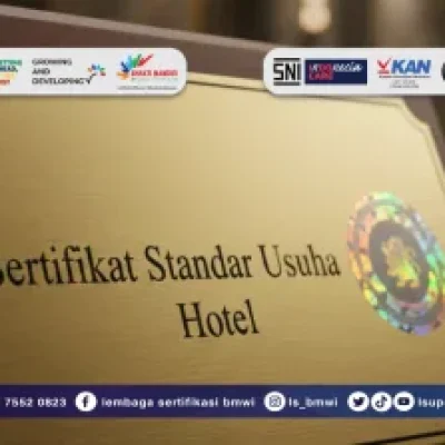 lembaga sertifikasi hotel bintang dan non bintang di Jogja